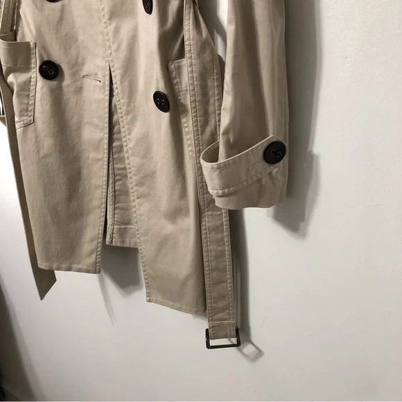 bebe Trench Coat Belted With Pockets Size Medium - Picture 10 of 10